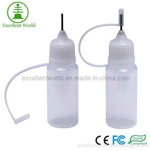 10ml Blunt Needle Top Plastic Bottle for E Cigarette
